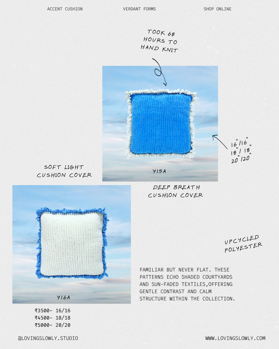 Soft Light Cushion Cover