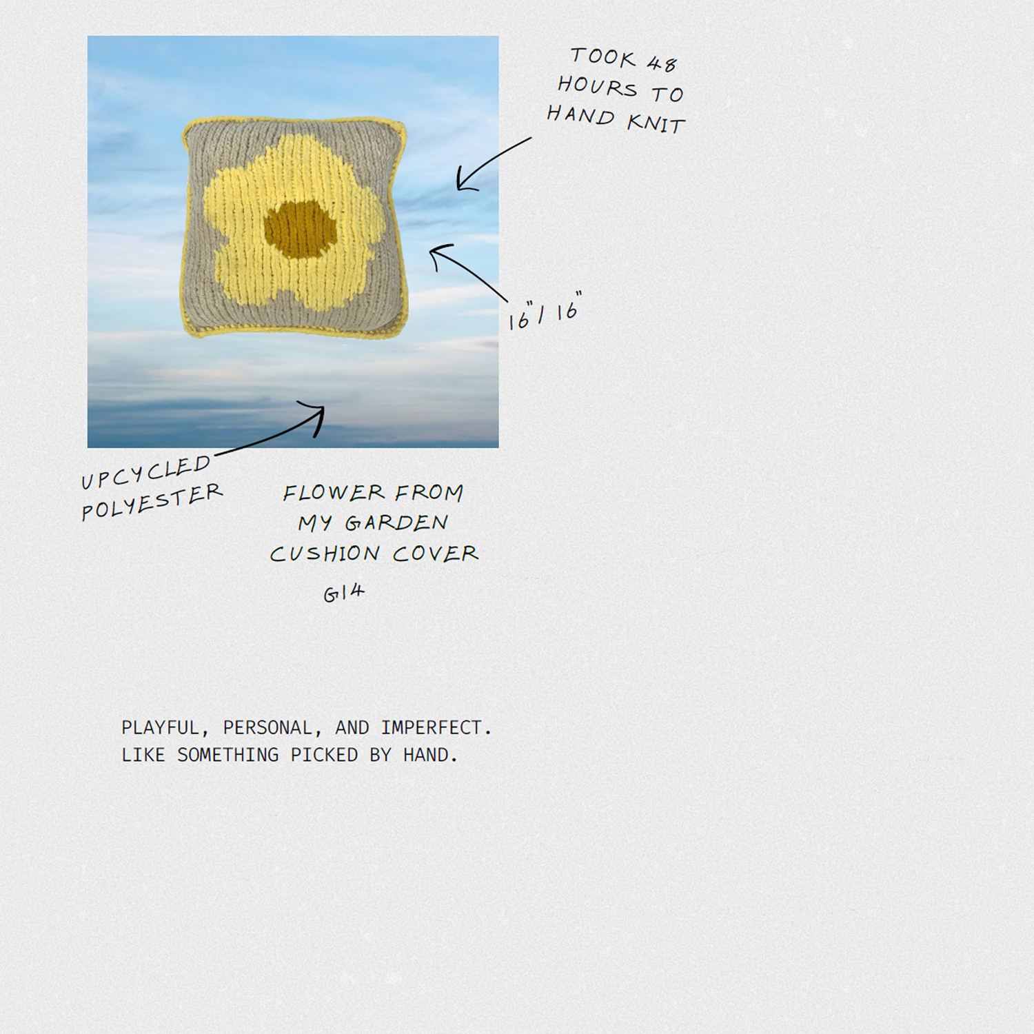 Flower From My Garden Cushion Cover