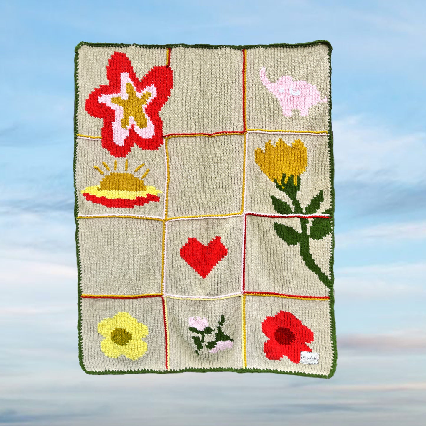 Garden of Flowers Throw