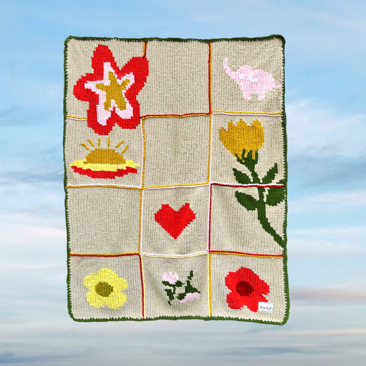 Garden of Flowers Throw