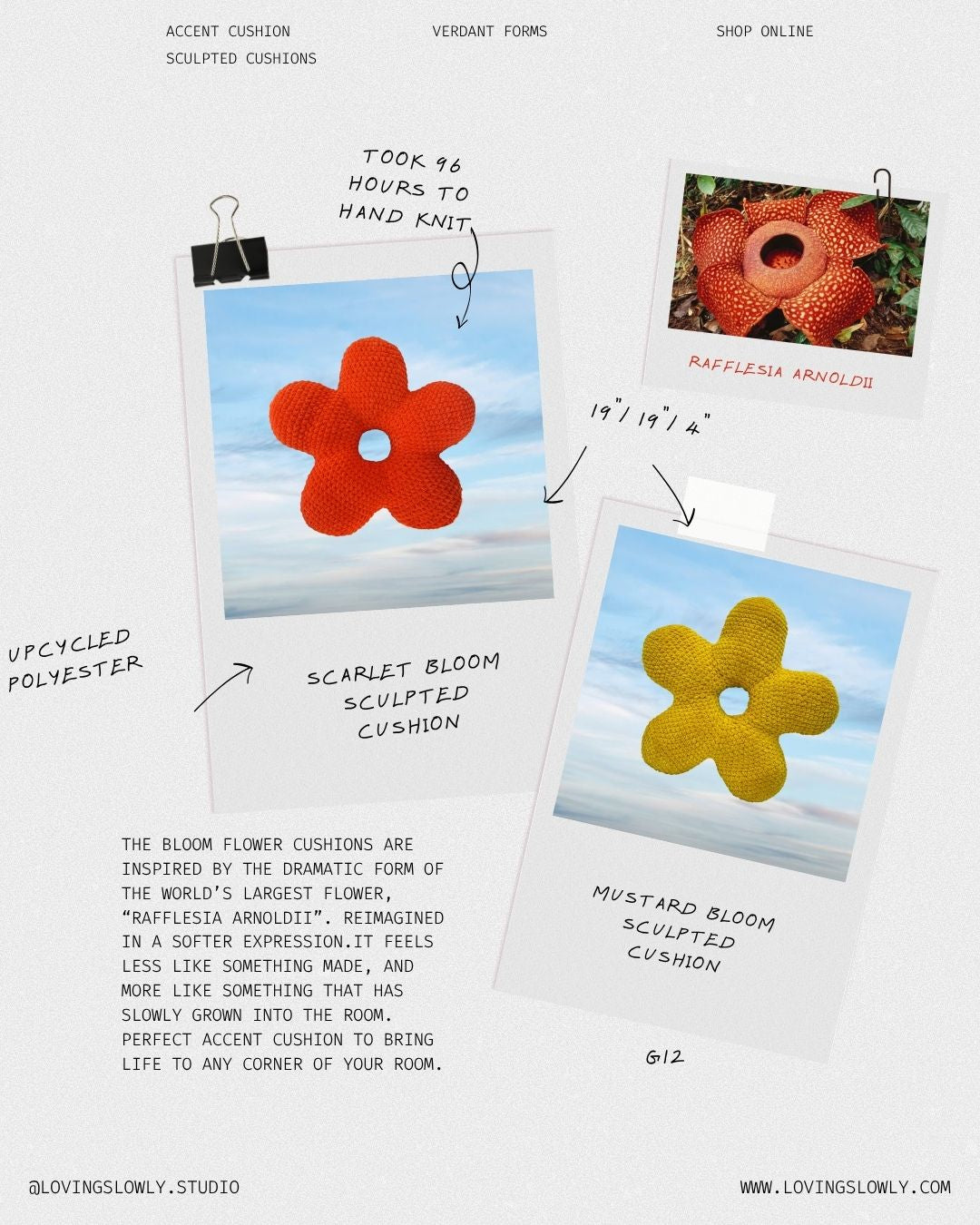 Bloom Sculpted Cushion