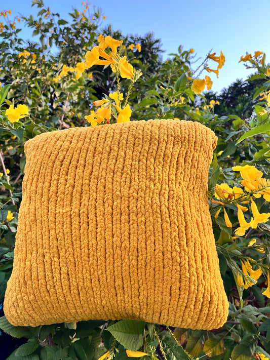 Wake & Bake Yellow Cushion