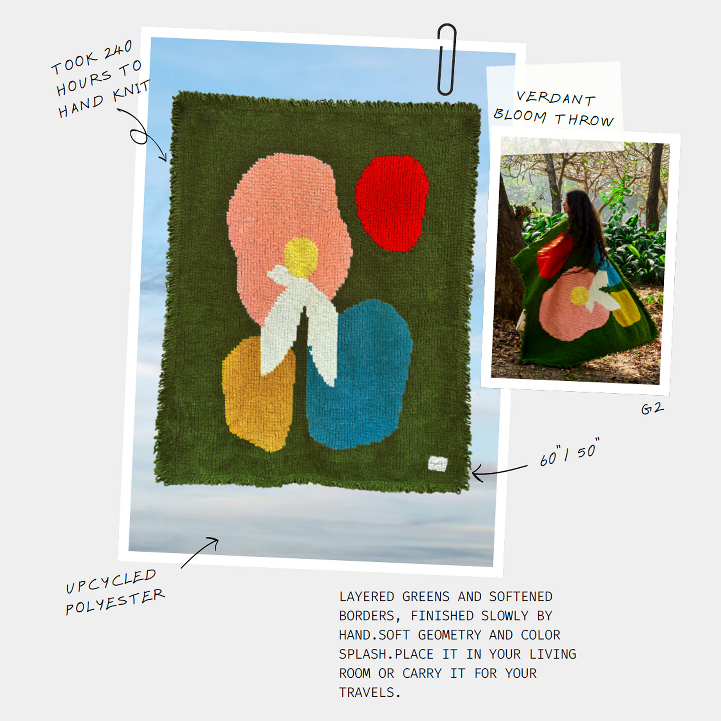 Verdant Bloom Throw