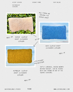 Sky Cloud Knit Cushion Cover