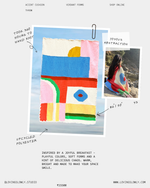 Joyous Abstraction Throw